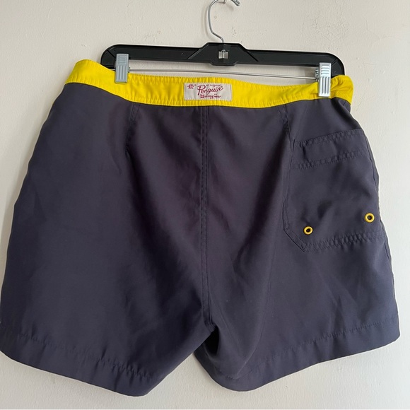 Penguin men’s swimming trunk blue size 32 - Picture 4 of 7